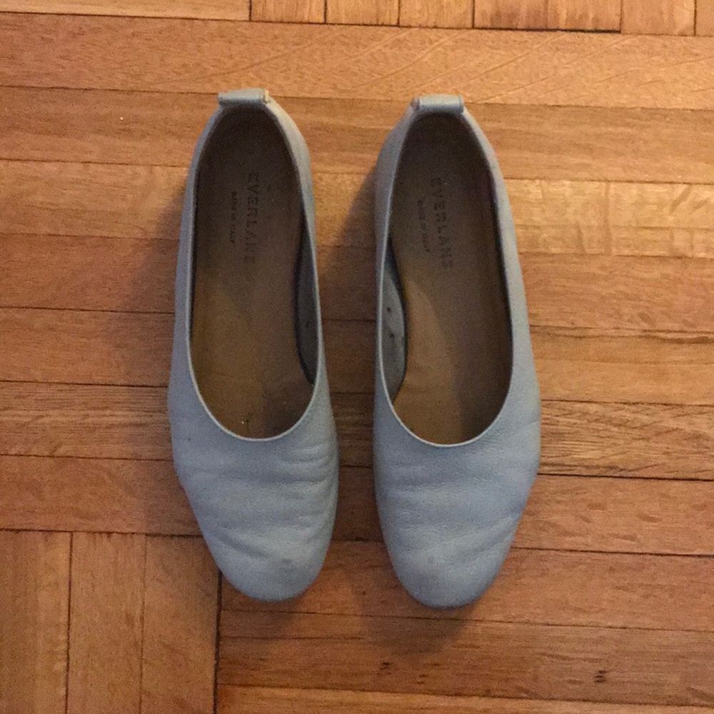 Everlane Day Glove flats - light blue / 6.5
